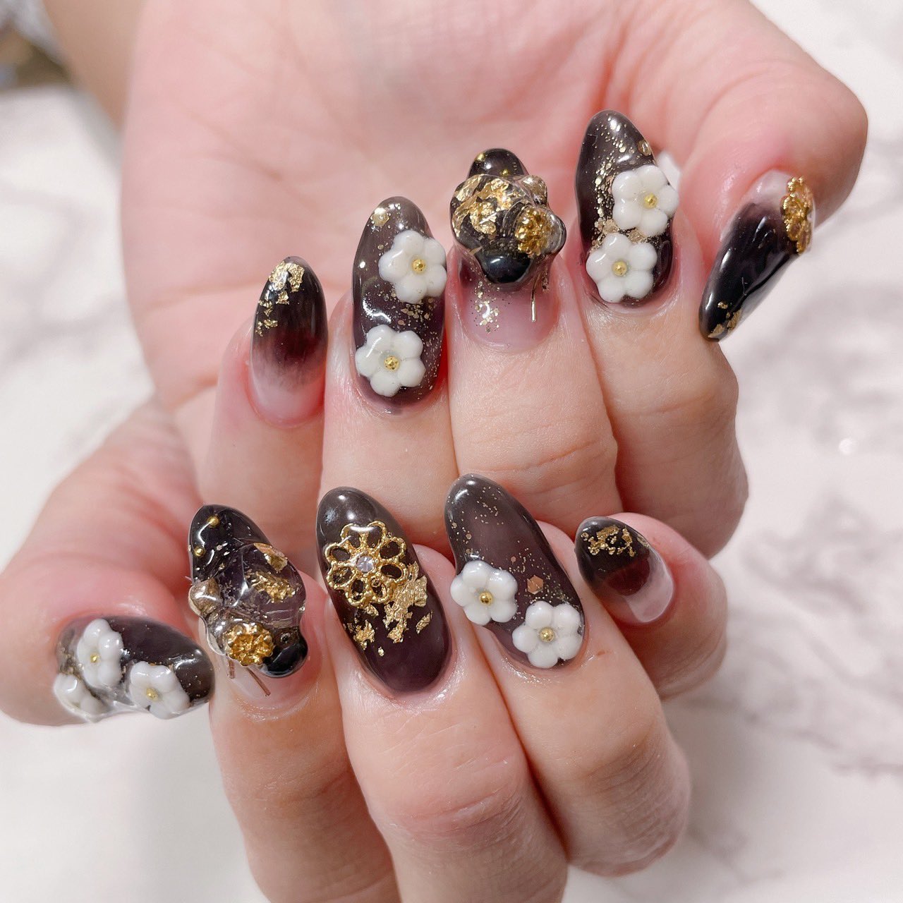 Hana Newネイル 和ネイル 和装ネイル 振袖ネイル クリアブラックネイル T Co 0skpjmdm1a Twitter