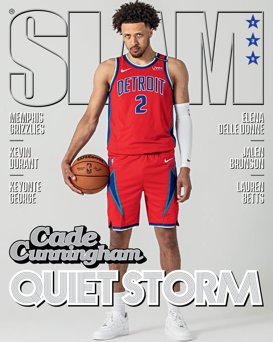 SLAMonline's tweet image. Detroit vs Everybody is the motto. 

Cade Cunningham covers SLAM 238. slam.ly/cade-238