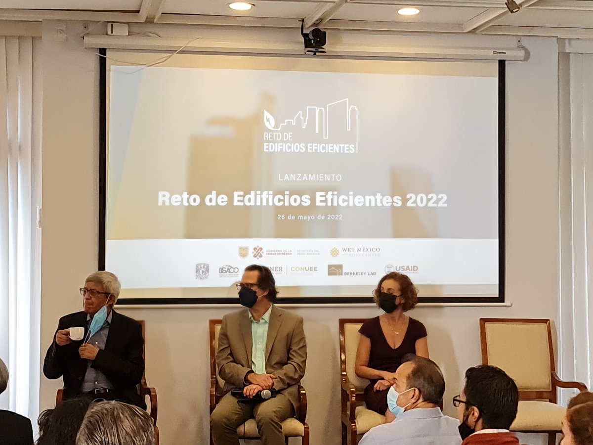 #ameneer presente en el lanzamiento del Reto de Edificios Eficientes 2022 #sener #conuee #wri
