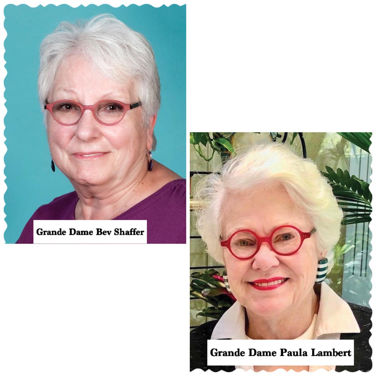 Congratulations to our newest Grande Dames, Bev Shaffer and Paula Lambert! 

It was a tie-vote amongst LDEI chapters around the world, and since two is always better than one, we are excited to celebrate and honor these inspirational women with the prestigious Grande Dame award.