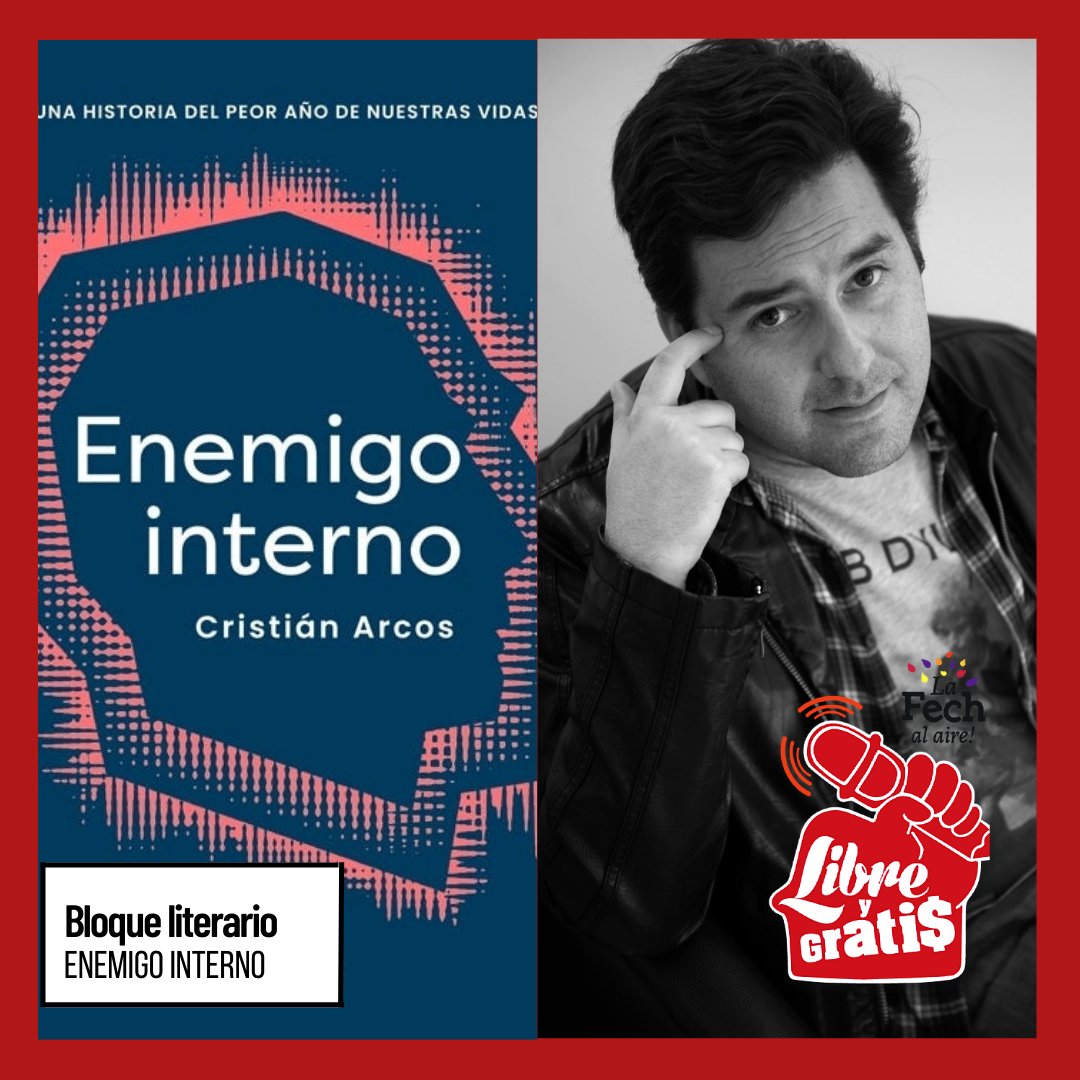 LibreyGratis's tweet photo. Ya puedes escuchar online nuestro episodio 6!
Entérate de los acontecimientos más contingentes y disfruta el bloque literario sobre #EnemigoInterno, el libro de Cristián Arcos
#LibreYGratis en vivo los martes a las 21hrs por @uchileradio
#ViruelaDelMono #Boric #literatura https://t.co/WHYmPZ6iVL