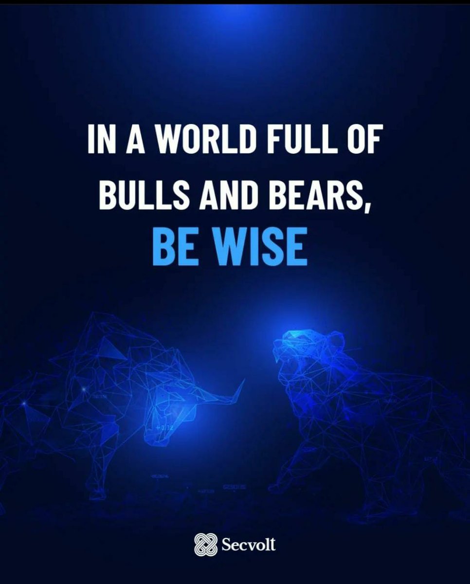 Secvolt's tweet image. You don't have to be a bear or a bull to earn in the market.

Just invest your money with Secvolt and let the quantitative system do its work.

Secvolt analyses historical data dating back to 1980s and uses AI to invest your money for maximum results.

Check out now!
