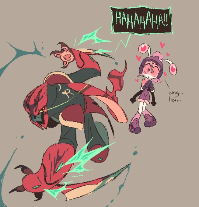 I wanna post stuff about these 2
So this guy is Nyux, the most DANGEROUS and unlucky alien in the galaxy 