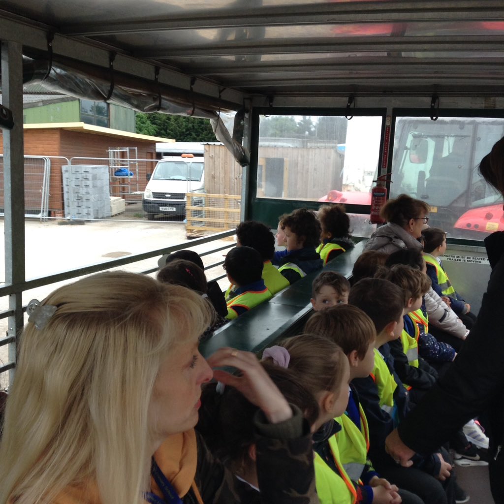 latimerprimary's tweet photo. After the birds of prey #ClassEH went around the farm on a tractor ride. We loved seeing the pigs and cows. We even saw some fallow deer. #2EH #WhitePostFarm #deer #pigs https://t.co/L1ZeAgKHNp