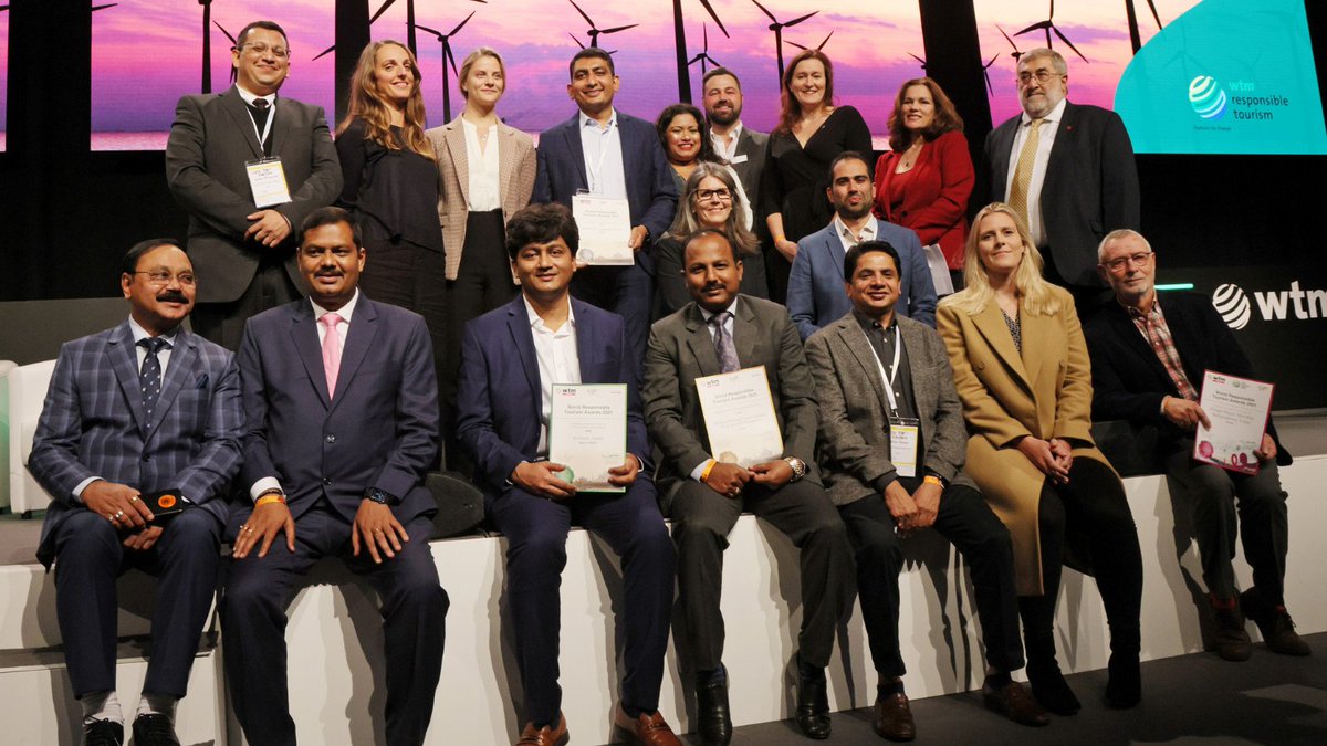 WTM_London's tweet photo. 🎖️ Entries for World Responsible Tourism Awards 2022 are open! FREE to enter, the awards seek to praise good practice examples in #ResponsibleTourism contributing towards a more #sustainable future of #travel. Make sure you enter ▶️ https://t.co/yGX1R0BDG1 #WTMLDN #WTMRT https://t.co/tONzOtL9s4