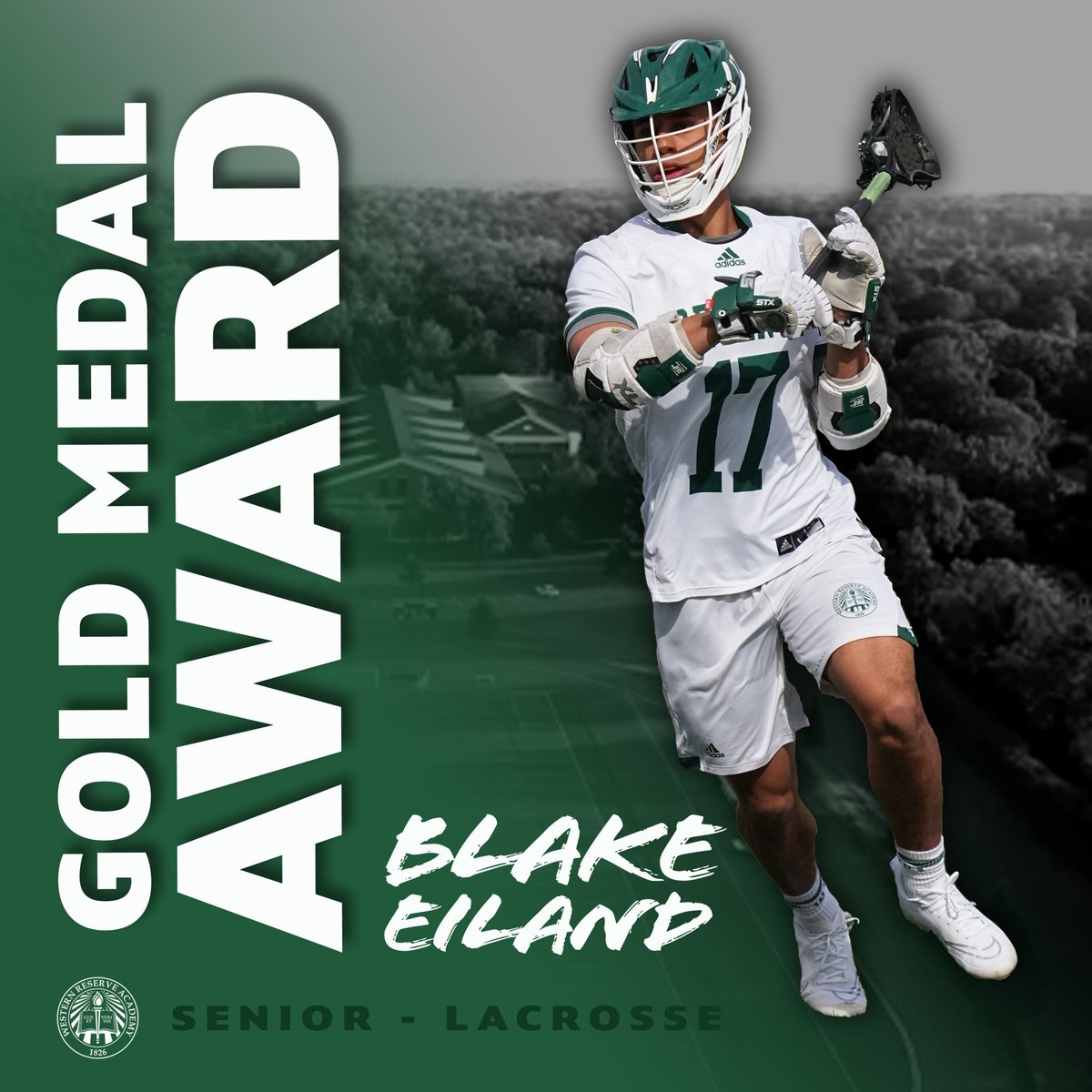 The Gold Medal Award is the highest athletic honor that a student can receive at Reserve.

Congratulations to seniors Josie Spano and Blake Eiland for earning this tremendous recognition of unmatched character, leadership, and athletic excellence. 🏅