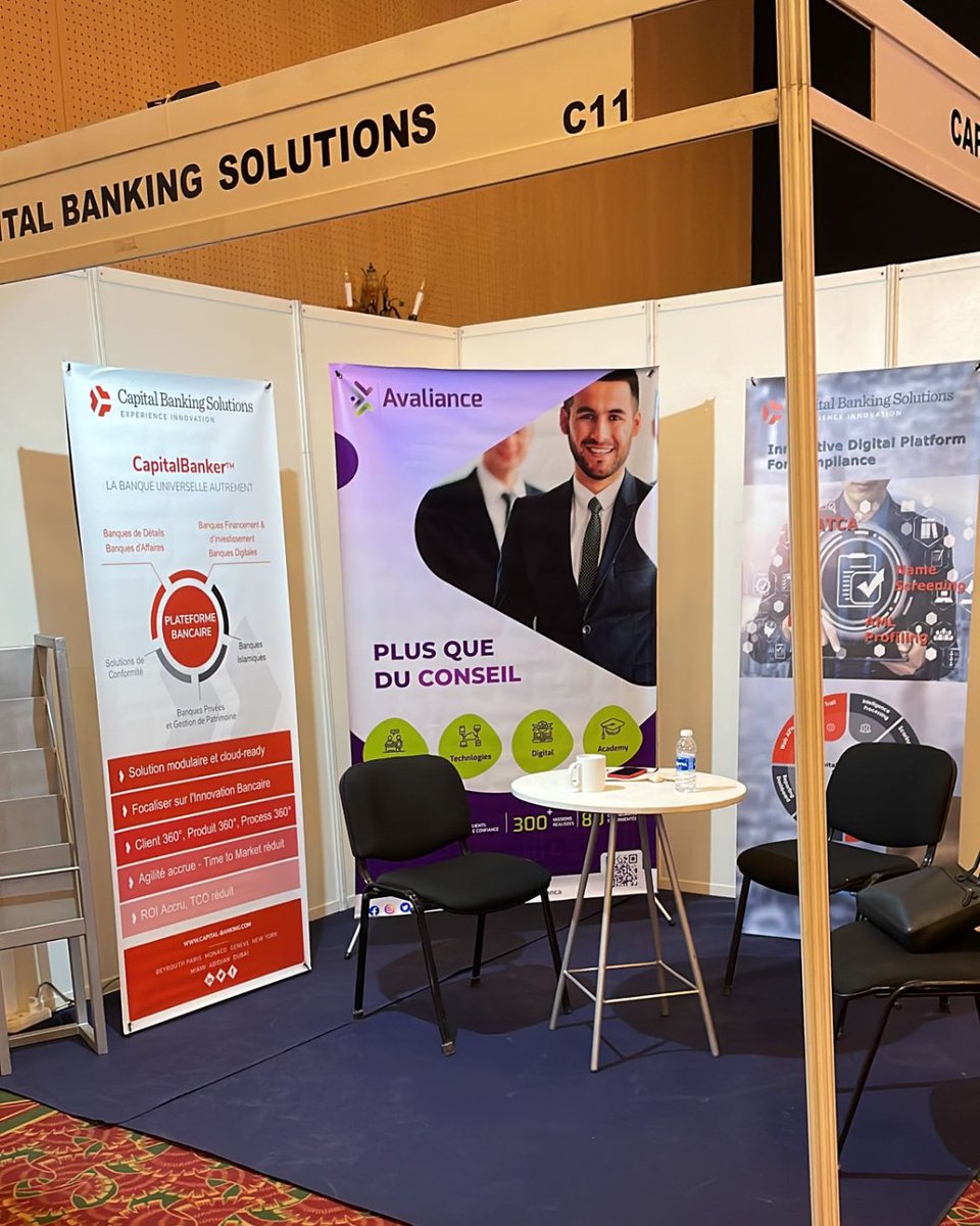 avaliance's tweet image. Dans le cadre de son partenariat avec @capital_banking, le groupe Avaliance est présent à travers sa filiale au Maroc dans l&apos;Africa Pay &amp;amp; ID Expo 2022 à Marrakech 📍

#avaliance #apide #apide22 #digital #fintech #egov #afrique #maroc #marrakech