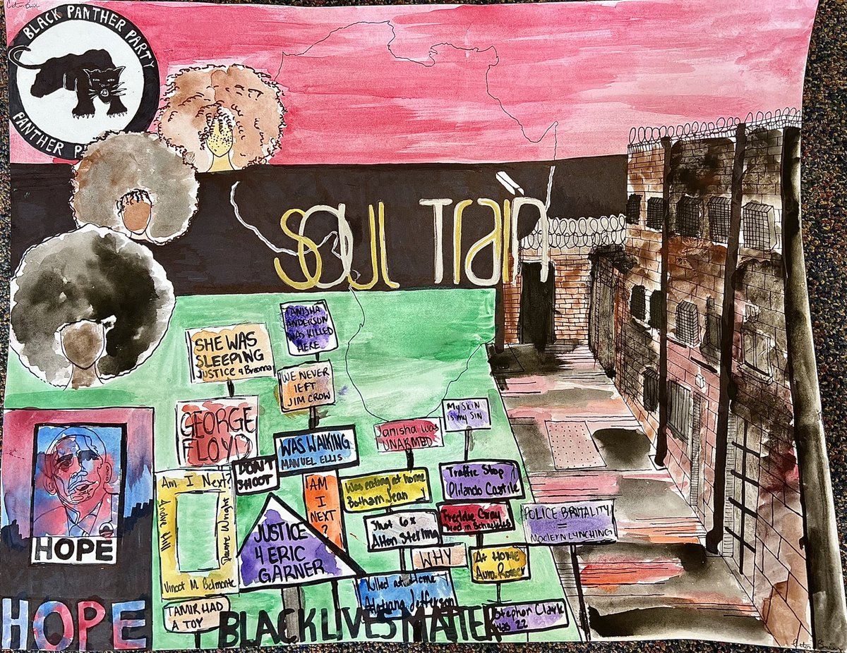 Catori is such a talented student! Check out her end of the quarter Contemporary Works project showcasing connections to the past and present.