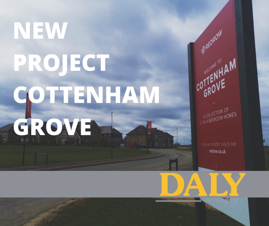 dalygroup's tweet photo. We are pleased to announce a new partnership with @Redrow on their new #CottenhamGrove development. We will be installing 97 units with plumbing and heating.

Delivering excellence through experience with The Daly (Group) Ltd.

#TheDalyGroupLtd #RedrowHomes https://t.co/r07s1VXKqp