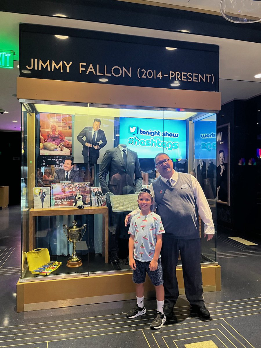 mattskiff's tweet photo. Thanks to Ron, the friendliest Neighbor Page, for the behind the scenes tour of Jimmy Fallon’s-Race through New York! THE ONLY FAMILY FROM NORFOLK, NE to take the tour-so far. Home of Johnny Carson! #UOFISTBUMP #JimmyFallon @UniversalORL @FallonTonight #thepanda https://t.co/65dothnVEc