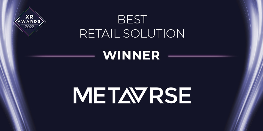 Congratulations to @MetaVRse for winning the Best #Retail Solution award at #XRAwards22 🏆