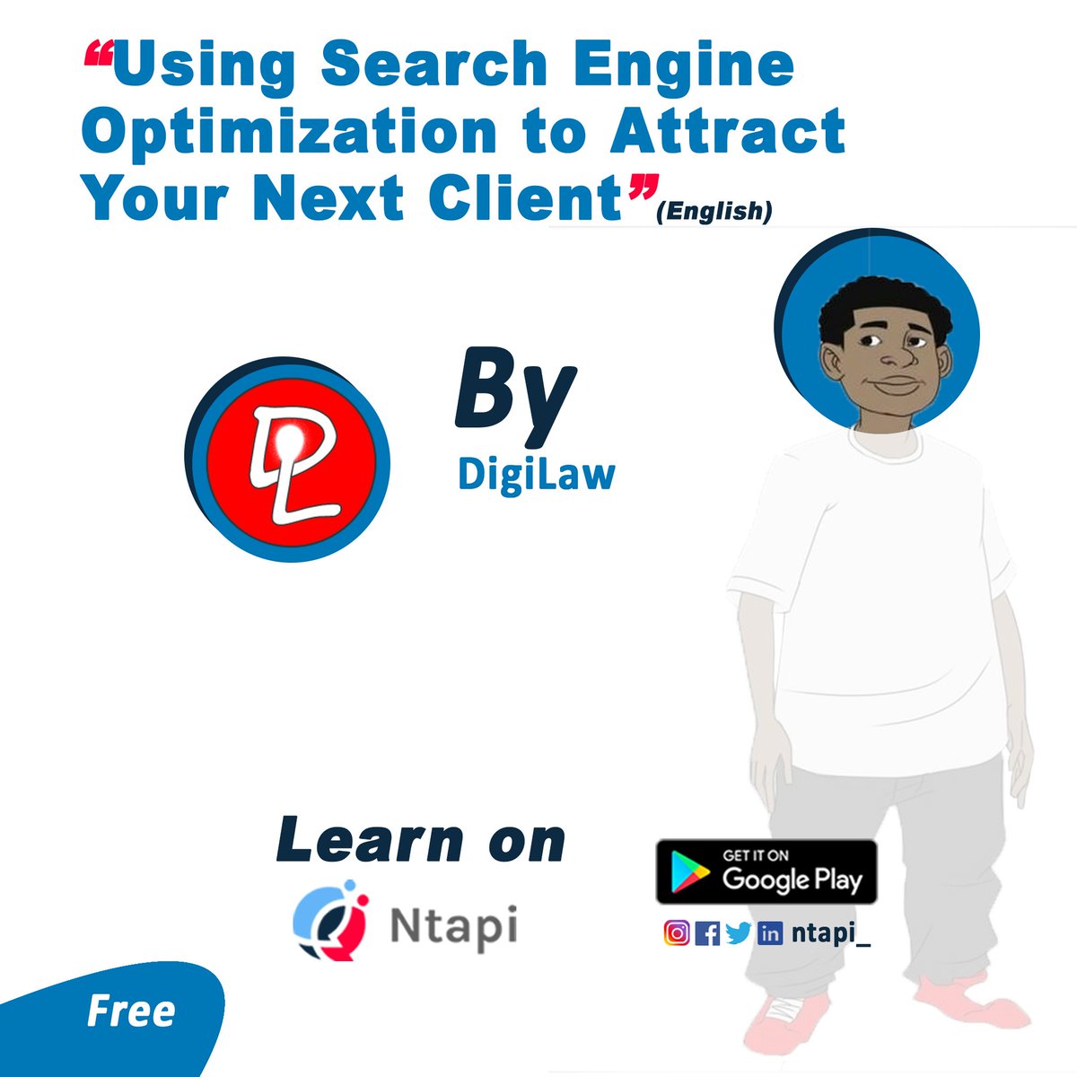 ntapi_'s tweet image. Learn with #DigiLaw from one or more of their free courses on #Ntapi

#digitalskills #education