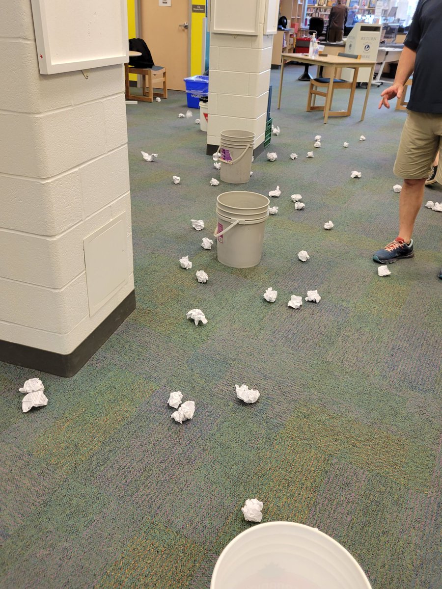 It was great having visiting grade 8 students stop into the library this morning for a math modeling activity with Ms. Fox! We can't wait for the students to join us this September!

<a href="/KellyKlalonde/">Kelly Lalonde</a> <a href="/bmillsap8/">Brent Millsap</a> <a href="/mrsashleyhilli1/">ahillier</a>