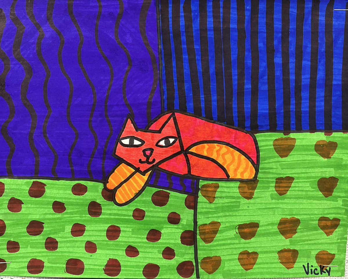 BodykErin's tweet photo. The latest creation in 3S, inspired work from @brittopopart !! Thank you to @MrRussClass for the great idea!! @rvsed @RJHawkey https://t.co/iEZWnLgJvo