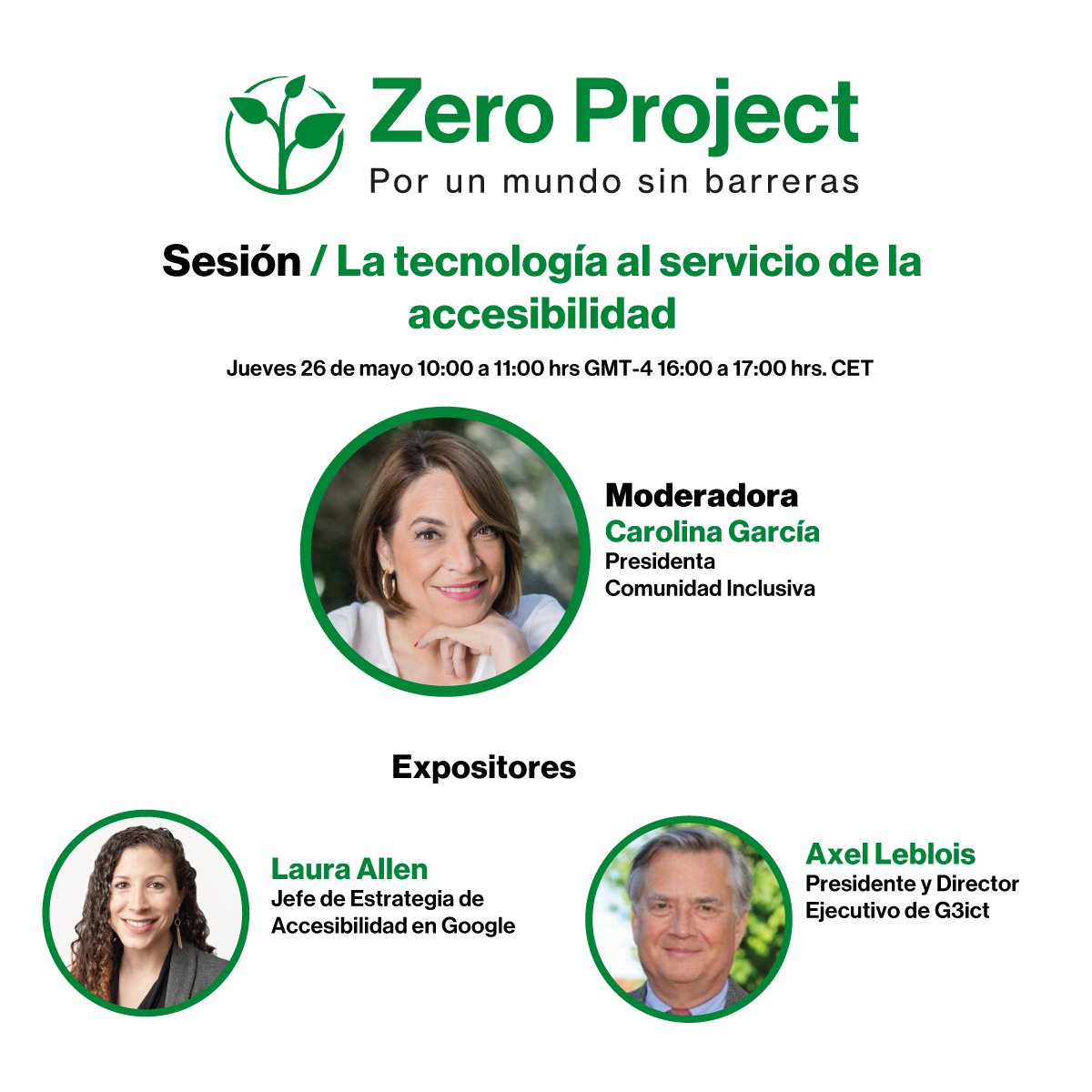 Las tecnologías sí existen hoy; entonces ¿por qué no las utilizamos para todas las personas sin distinción?
#ZeroConLatam22 #accesibilidad
