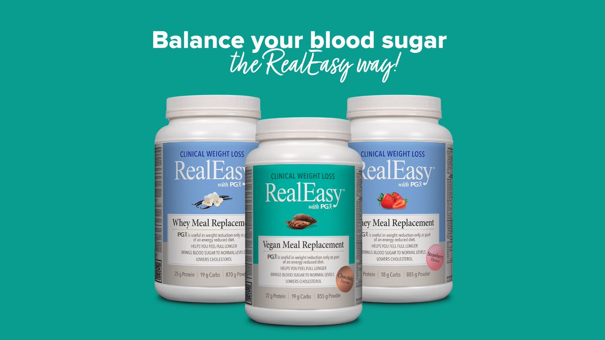 GoodHealthMartG's tweet image. RealEasy™ from Natural Factors is just that, real easy! Help balance your blood sugar, reduce between-meal food cravings, and feel full longer with this delicious meal replacement. Available in both vegan and whey formulas.  Sale on now until May 31st!