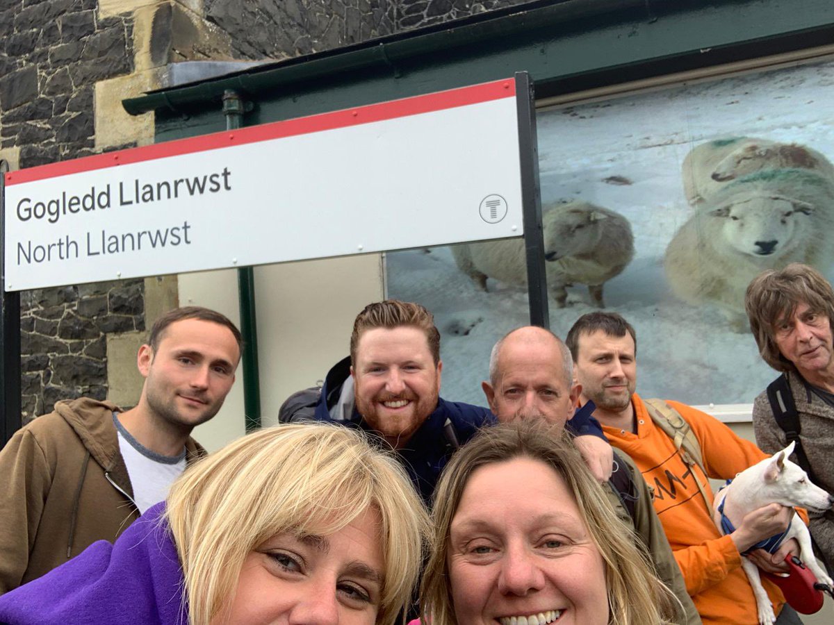 ConwyVNWCoast's tweet photo. #WalkForWellbeing today from North Llanrwst #railway station up to the #fairyfalls and back with @H4V_Alabare Just look at those #Waterfalls and smiley, happy faces.  #CommunityRailWeek #CommunityRail #Welbeing #MentalHealth #ConnectingCommunities https://t.co/m4ervJuGDK
