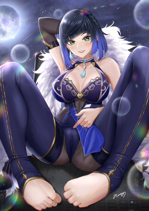 誘い待ち夜蘭さん描きました😍
まもなく…実装待ちきれません🤤
#原神 #Genshin #夜蘭 #Yelan
pixivに色々差分置いておりますので是非→ https://t.co/3hMihc4D8O 