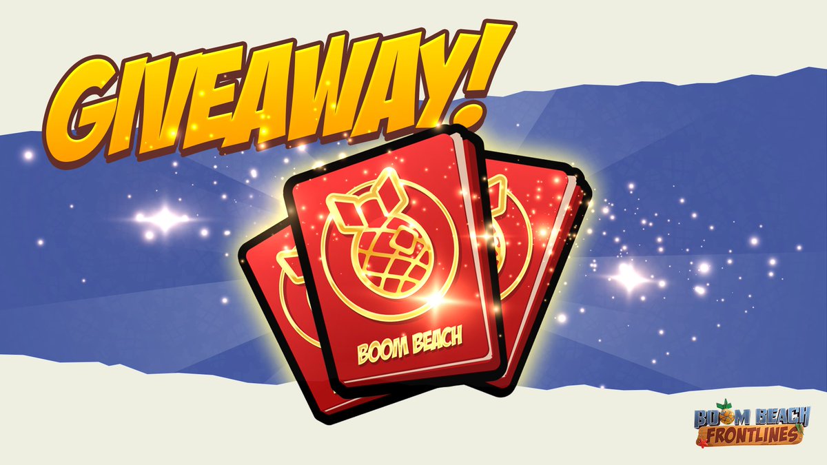 BoomBeachFL's tweet photo. Update live stream coming tomorrow, so how about we get this party started with a #Giveaway of 6 Beach Passes? 🥳🎊

For a chance at winning, just:
🚢 Follow us
❄️ Like &amp; Retweet
🧔🏼‍♂️☕️ Comment with your Player ID &amp; tag 2 friends

Winners will be announced in the live stream! 👊 https://t.co/wYWdDdkOdy