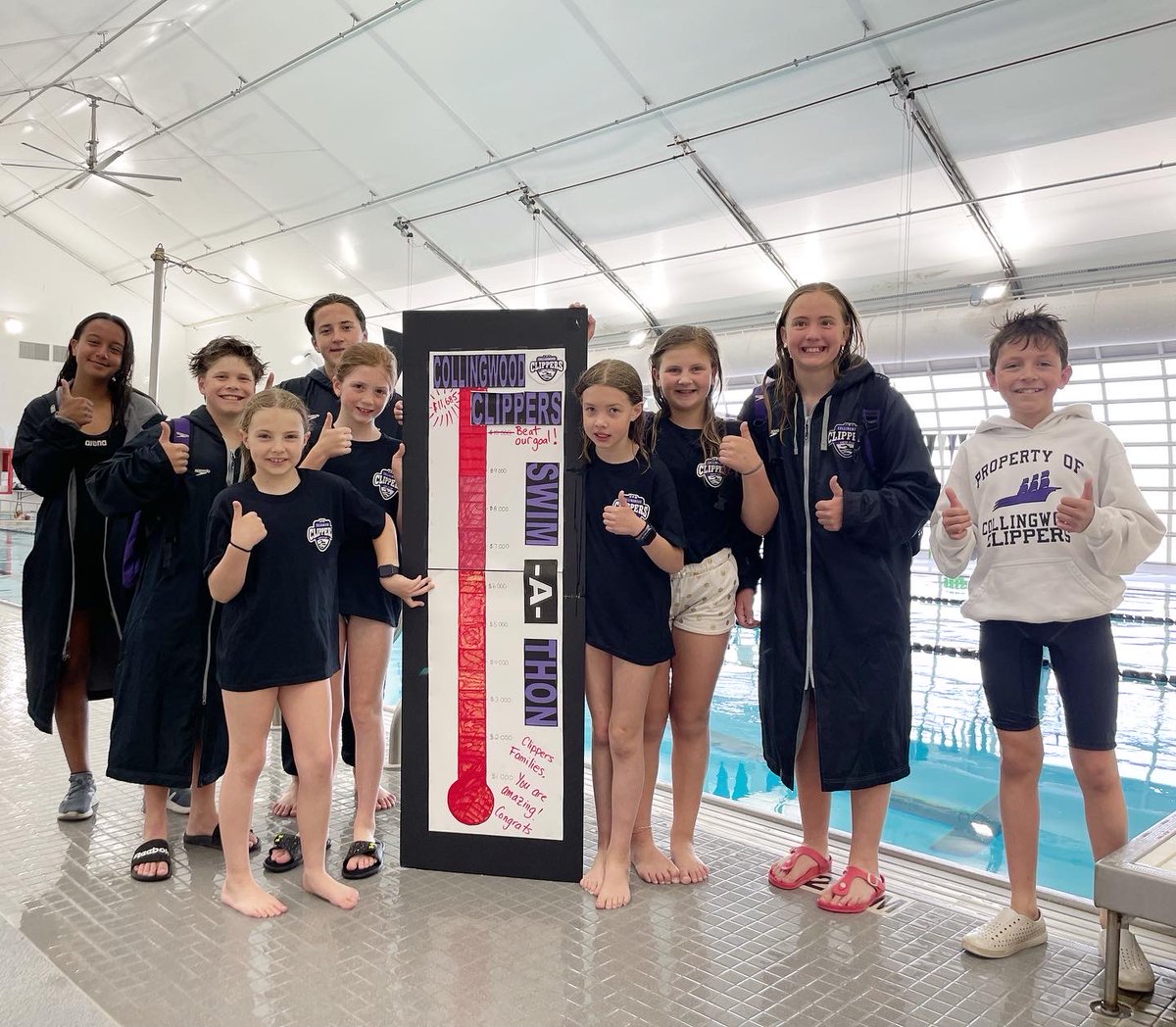 At the end of our CCSC Swim-A-Thon Campaign, we fundraised a grand total of $11,685. Thank you to our parents and of course our swimmers that made this campaign so successful! Way to go Clippers! #ccsc #collingwoodclippers #swimclub #fundraising #swimathon #wedidit #success #fun