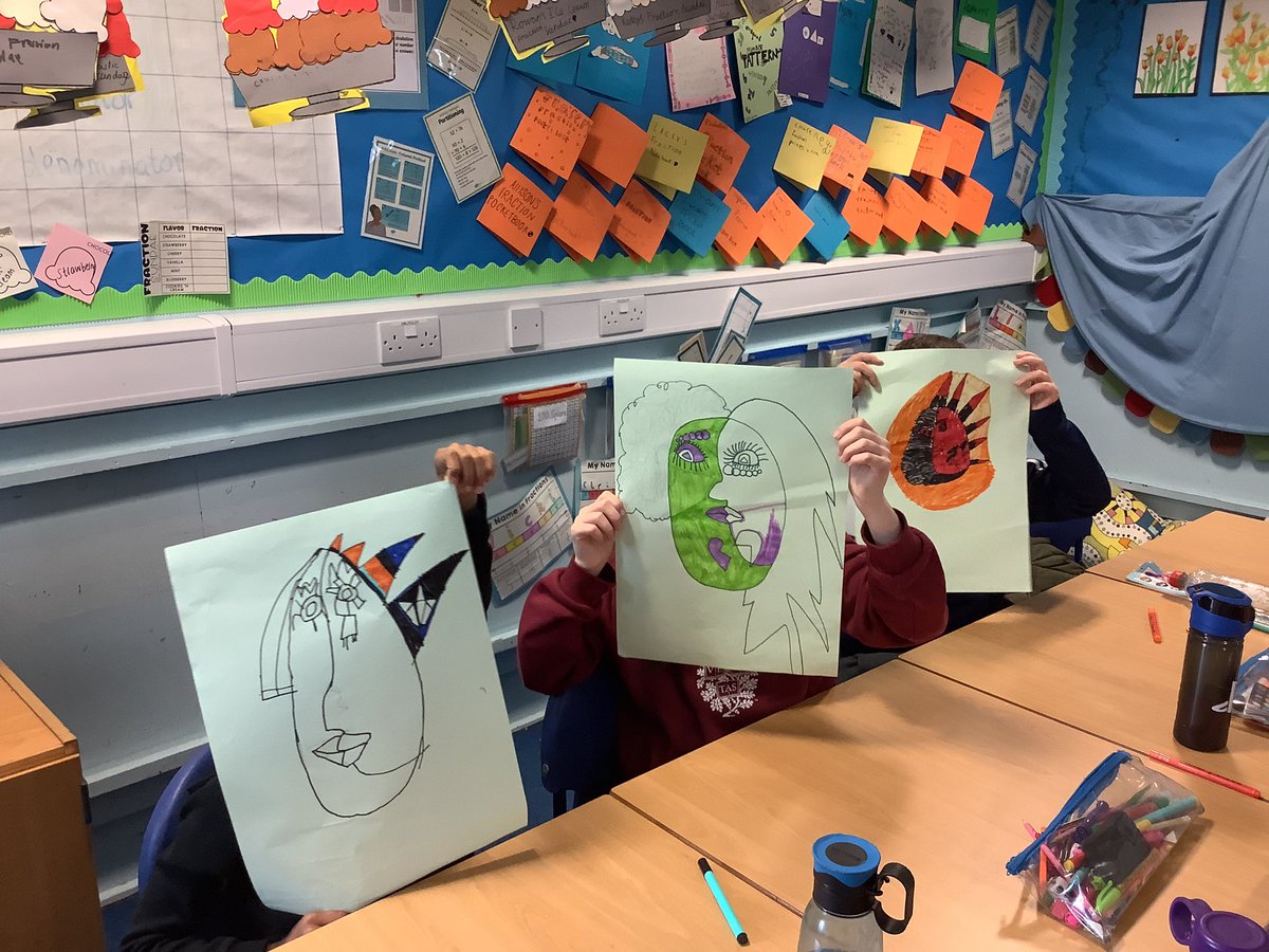 Guess who? P5 in the style of Picasso 🖌🖍🖼🤩👏🏻🌈<a href="/MissFranceBPS/">Miss France P5</a>