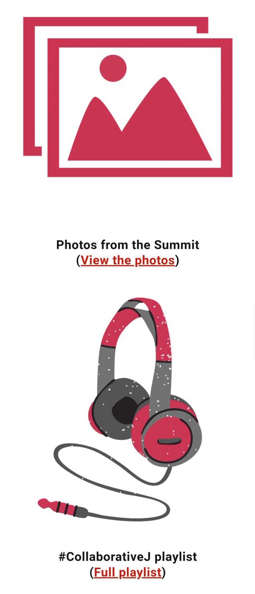 jsamditis's tweet image. I FINALLY fished the #CJS2022 materials + documentation page! It&apos;s got everything from this year&apos;s Summit, including graphic illustrations, photos, session recordings, transcripts, slides, and more. 

We&apos;ll send an email later today with more info + links! collaborativejournalism.org/cjs2022/materi…