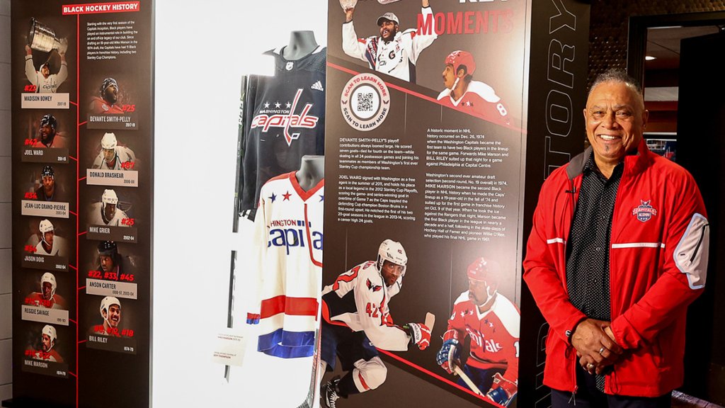 MegEic's tweet photo. Take a look back at all the incredible work done by the @Capitals, @MSEFndn and @CapsYouthHockey during the 2021-22 season on https://t.co/kCG0MV27GQ.
Highlights include player and #CapsCare community programs, @MSEFndn Fundraisers, Diversity Initiatives, NHL Platforms and more https://t.co/pOEP3pz35y