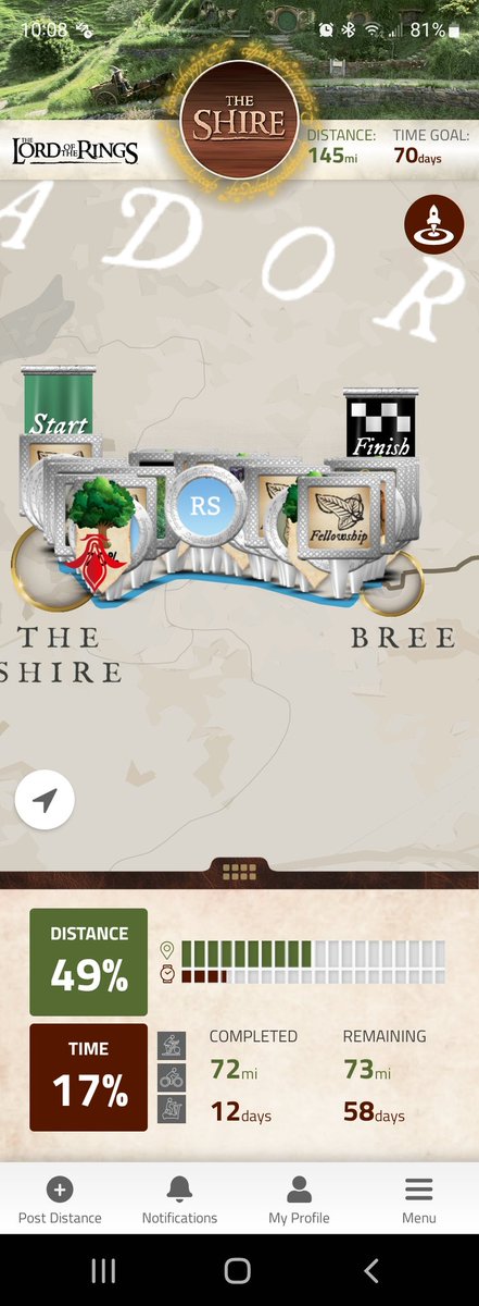RTDdrafts's tweet photo. I'm excited that I'll be shooting past the halfway point on my current lord of the rings challenge today. I'm still having issues with my arms and hands, but that's not going to stop some good cardio from happening. #lotrchallenge #theconquerer #cardio https://t.co/Ddvs2ky7Ai