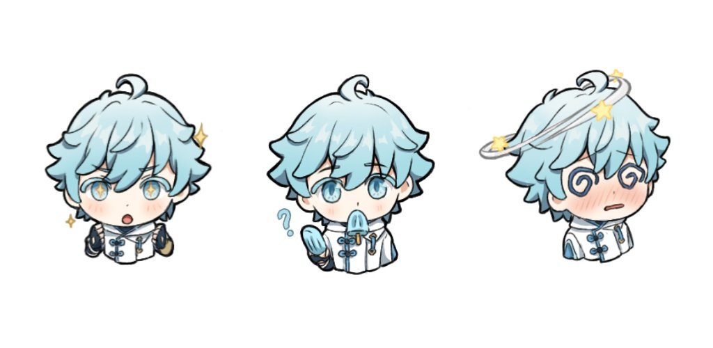 jussuart's tweet image. If chongyun doesn&apos;t have emotes, i&apos;ll do it myself ❄️

#chongyun #genshinimpact #原神