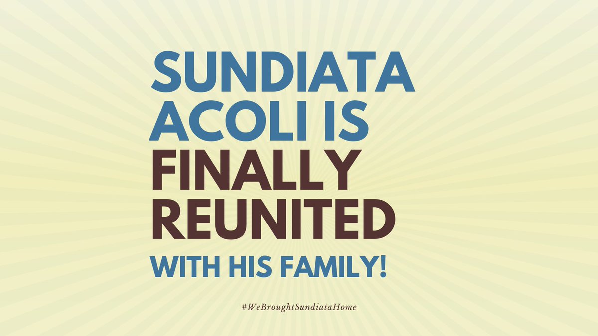 SUNDIATA ACOLI IS OFFICIALLY REUNITED WITH HIS FAMILY!!!!!!!!! Sundiata has given so much to us during his nearly 50 years incarcerated. Please donate today. *All donations will go to Sundiata's family to care for him. secure.actblue.com/donate/bringsu… 1/2