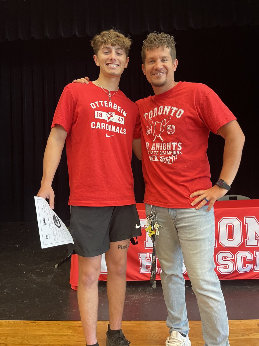Congratulations to <a href="/_aidenmick_/">Aiden Mick</a> and family on his official signing to continue his academic and football career at <a href="/Otterbein/">Otterbein University</a> @Otterbein_FB !!