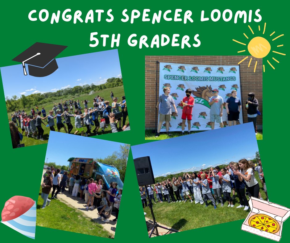 Congrats to our 5th graders who will be moving on up to middle school next year! The kids had a blast! Thank you to our 5th grade teachers, our parent volunteers, K-Squared DJ and the Kona Ice Truck for making this a special day for our students! @SandyAllenD95 @DianeBondioli