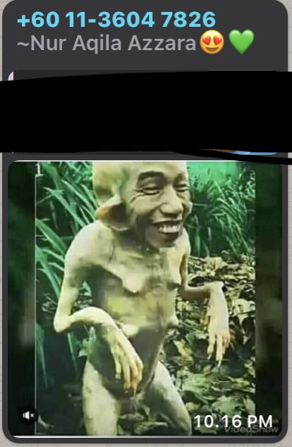 Ndheso_'s tweet photo. Yth Bpk @jokowi @DivHumas_Polri @CCICPolri @KSPgoid @ListyoSigitP mohon segera usut ISP pengguna +601136047826 karena tlah menghina RI1 .
Kwn2 mohon RT dong biar cpt kelar .
Makasih pak …! https://t.co/xMtZbooSdV