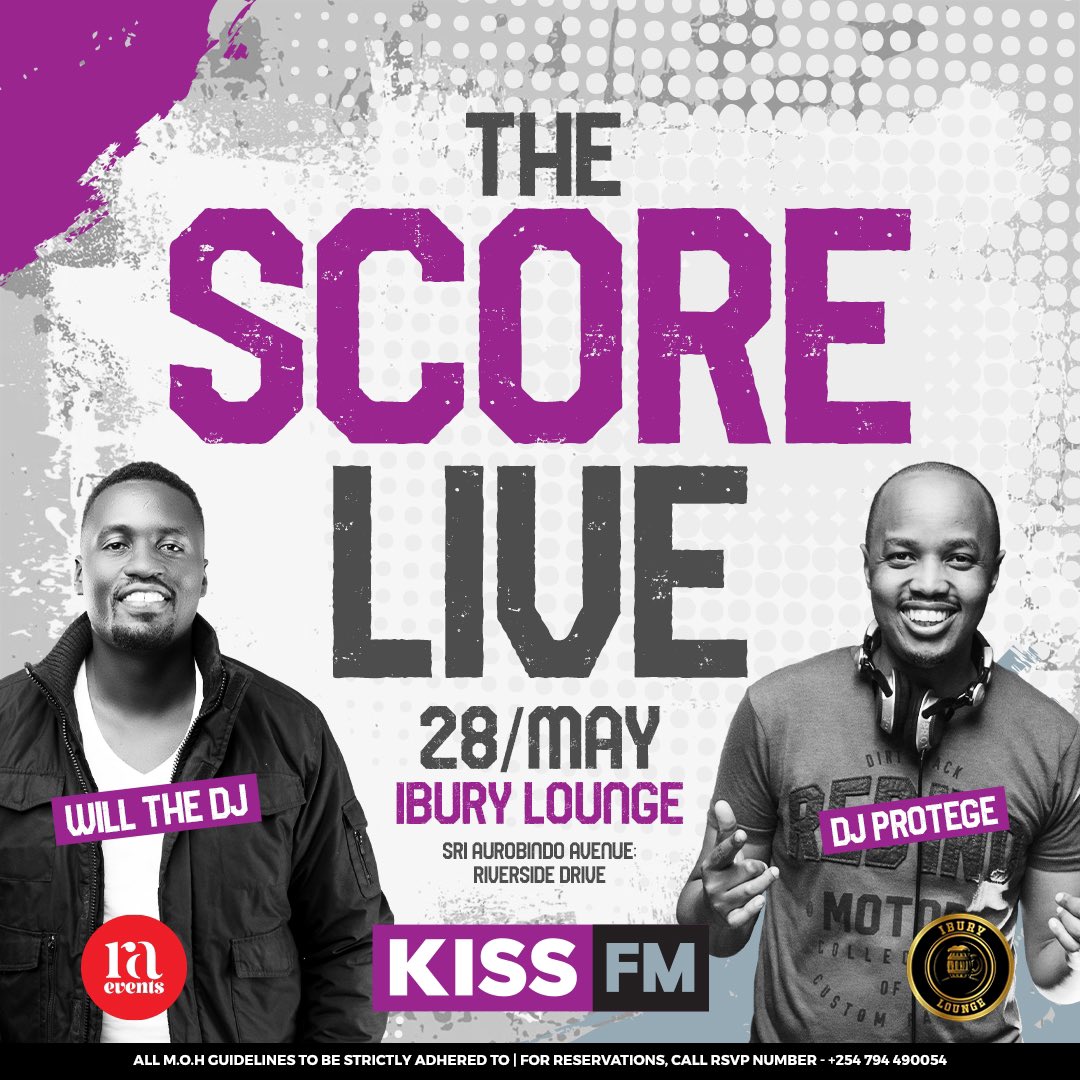 Kiss100kenya's tweet photo. One more day to the UEFA Champions League Final. Whether you are rooting for Liverpool or Real Madrid, or we know is that Saturday will be a fun one. #TheScoreKE will be live from Ibury Lounge and thereafter we party together with @DjProtegeKenya and @willthedjay. #TheScoreLive https://t.co/Z9hVC9NC4C