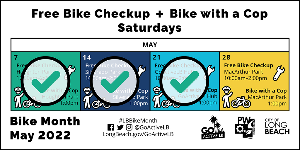 GoActiveLB's tweet photo. answer questions so that you can get back to showing off your stylish wheels. We'll see you on Saturday! #LBBikeMonth2022 #GoActiveLB #PedalMovement https://t.co/HOp6vmiOKN