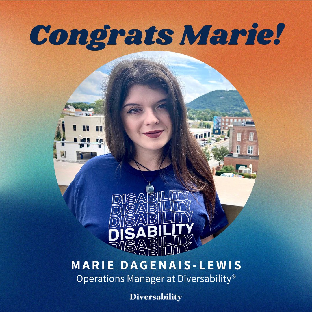 Diversability's tweet photo. Congrats to Diversability’s team member Marie for being promoted to Operations Manager! We appreciate all of the hard work you continue to put in to this organization.
#Disability #DisabilityRights #DisabilityPride #DisabilityAwareness #DisabilityIsNotABadWord https://t.co/npTxYWVvzF