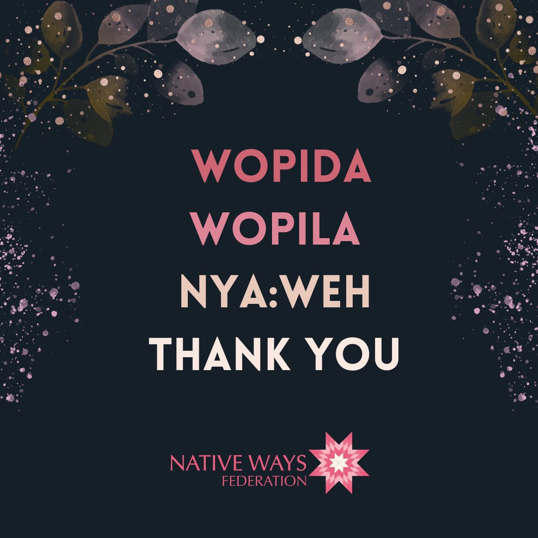 Thank you to everyone who celebrated #NativeNonprofitDay! We're especially grateful to our founding members: <a href="/collegefund/">The College Fund</a>, <a href="/AISES/">AISES</a>, <a href="/IndianAffairs/">Association on American Indian Affairs</a>, <a href="/FNDI303/">First Nations</a>, <a href="/NativeChildren/">NICWA</a>, <a href="/NDNrights/">Native American Rights Fund</a>, &amp; <a href="/RunStrong4AIY/">Running Strong for American Indian Youth®</a>. 

Donate here to support our work:  bit.ly/3a2uX4w