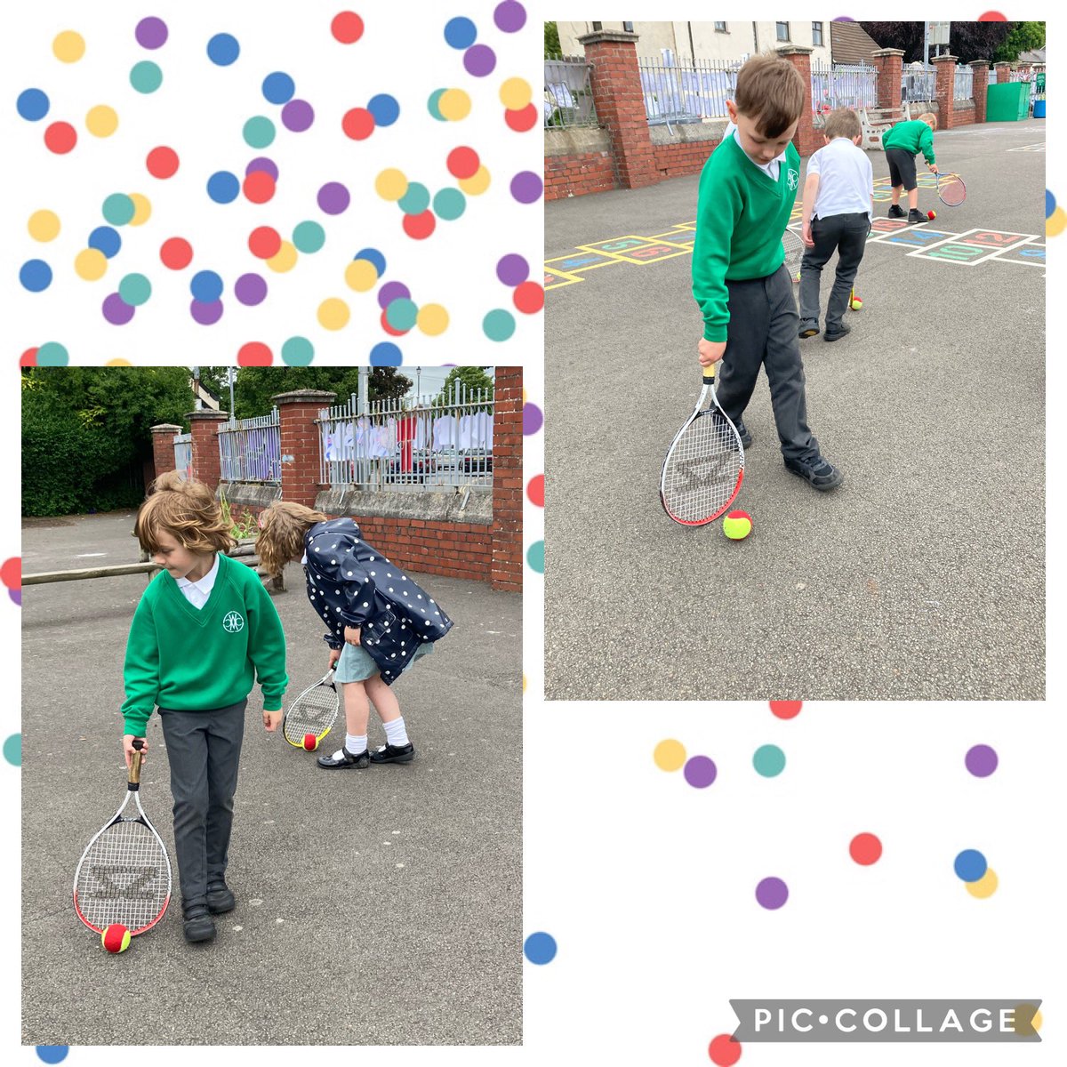 cwp_clyne's tweet photo. Super tennis session today! The pupils have all been invited to free session this weekend at Newport’s tennis centre. @NewportLiveUK @cwprimary https://t.co/IYe5vl9zPy