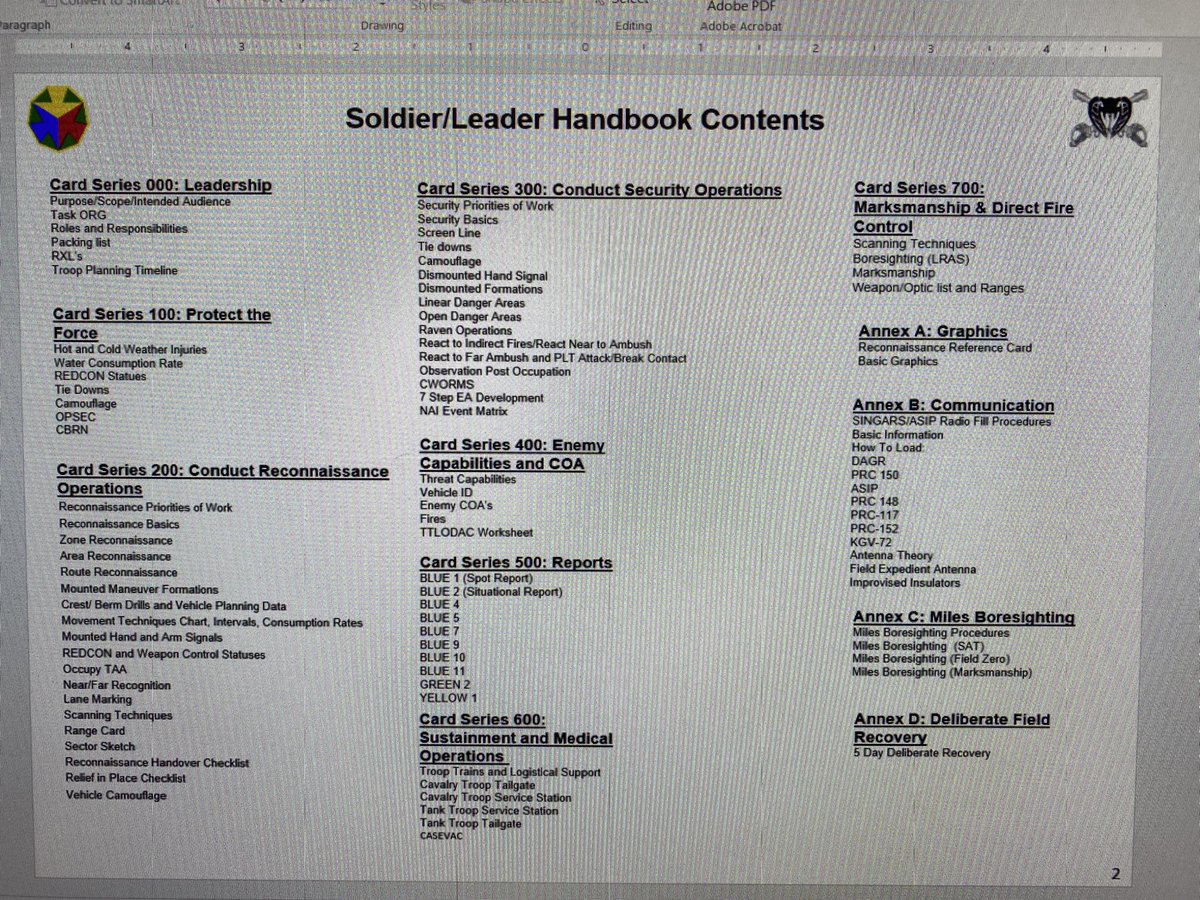 Cobra_NTC's tweet photo. Having standards and reference cards for your junior officers, NCOs, and soldiers is powerful. It allows you to to take guesswork out of priorities of work or discrepancies in tribal wisdom. It frees leaders’ mental bandwidth to focus on the tactical situation. https://t.co/h2LHCCx35B
