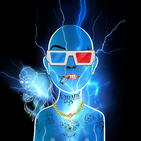 Excited about my New Normies… cool art, tattoos.. as your Normie evolves you get 5 more versions for free!
Normie #6047
Name: Urban Jefe Morgan
Electric Normie, Rare Electric Monkey, Doodle and decentralland tattoos, 3d Glasses and gold chain. <a href="/normies_nft/">meet the normies</a> <a href="/doodles/">doodles</a> <a href="/decentraland/">Decentraland</a>