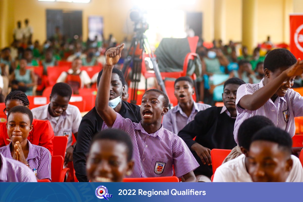 NSMQGhana's tweet photo. Greater Accra - Contest 10

End of Round 1

St. Mary's SHS: 23pts
Kaneshie SHTS: 18pts
Holy Trinity Cathedral SHS: 10pts
Tema Manhean SHS: 06pts

#NSMQ2022 #Primetime https://t.co/nyWLrM8DXM