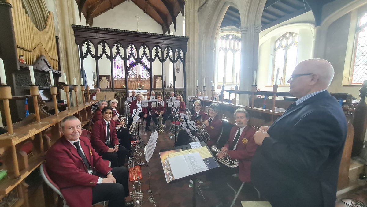 Our first event for 2022 - The RAF 100 Group Service. Good to be back playing for you! Come and join us on our next event at the Woodgate Charity Garden Show, Aylsham, 12th June, from 1pm.