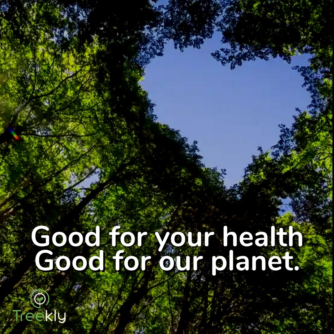treeklyapp's tweet photo. Good for your health, good for our planet 🌎

We offer an easier way to help fight climate change.

There is no single easy solution to climate change but planting millions of trees is a key part of it...🌳

​ #treekly #climatechange https://t.co/nie4DjqSWe