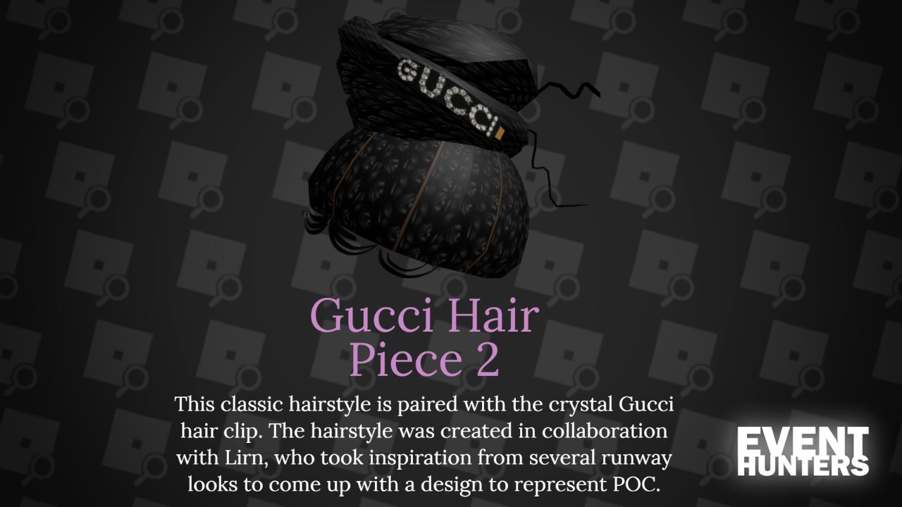 how to get free roblox black gucci hair- 🤩 