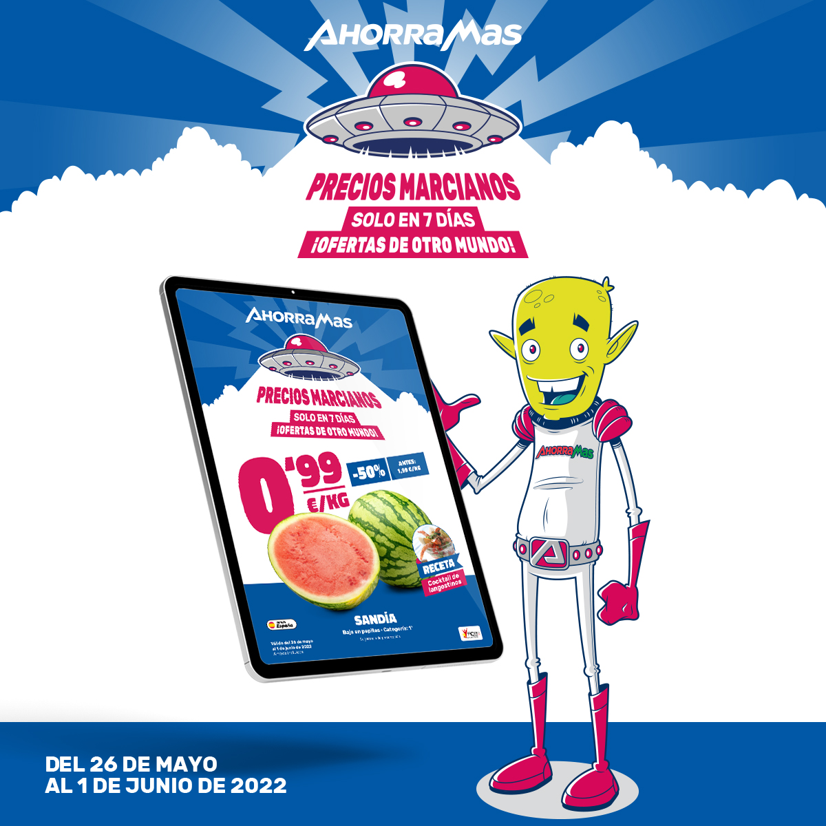 Ahorramas_com's tweet photo. ¡𝗛𝗔𝗡 𝗩𝗨𝗘𝗟𝗧𝗢! 📢
Los #PreciosMarcianos 👽 aterrizan de nuevo en #Ahorramas. 🚀
¡Date prisa! Nuestro 𝗻𝘂𝗲𝘃𝗼 𝗳𝗼𝗹𝗹𝗲𝘁𝗼 te espera en 👉🏼 https://t.co/L75qqv5iq6
¡𝗦𝗼𝗹𝗼 𝟳 𝗱í𝗮𝘀! 🤩
#Ofertas #Marteo #VuelveMarteo https://t.co/31SNrFwvin