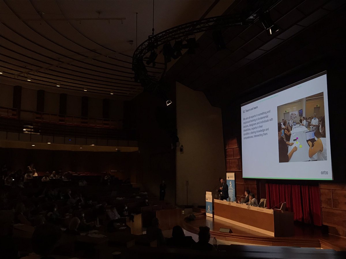 “Individuals with disabilities and their parents are the best problem solvers. They have been solving problems since day 1.” Interesting session from <a href="/ales9000/">Alessandro Masserdotti</a> on co-designing in children’s #PalliativeCare #MaruzzaCongress2022