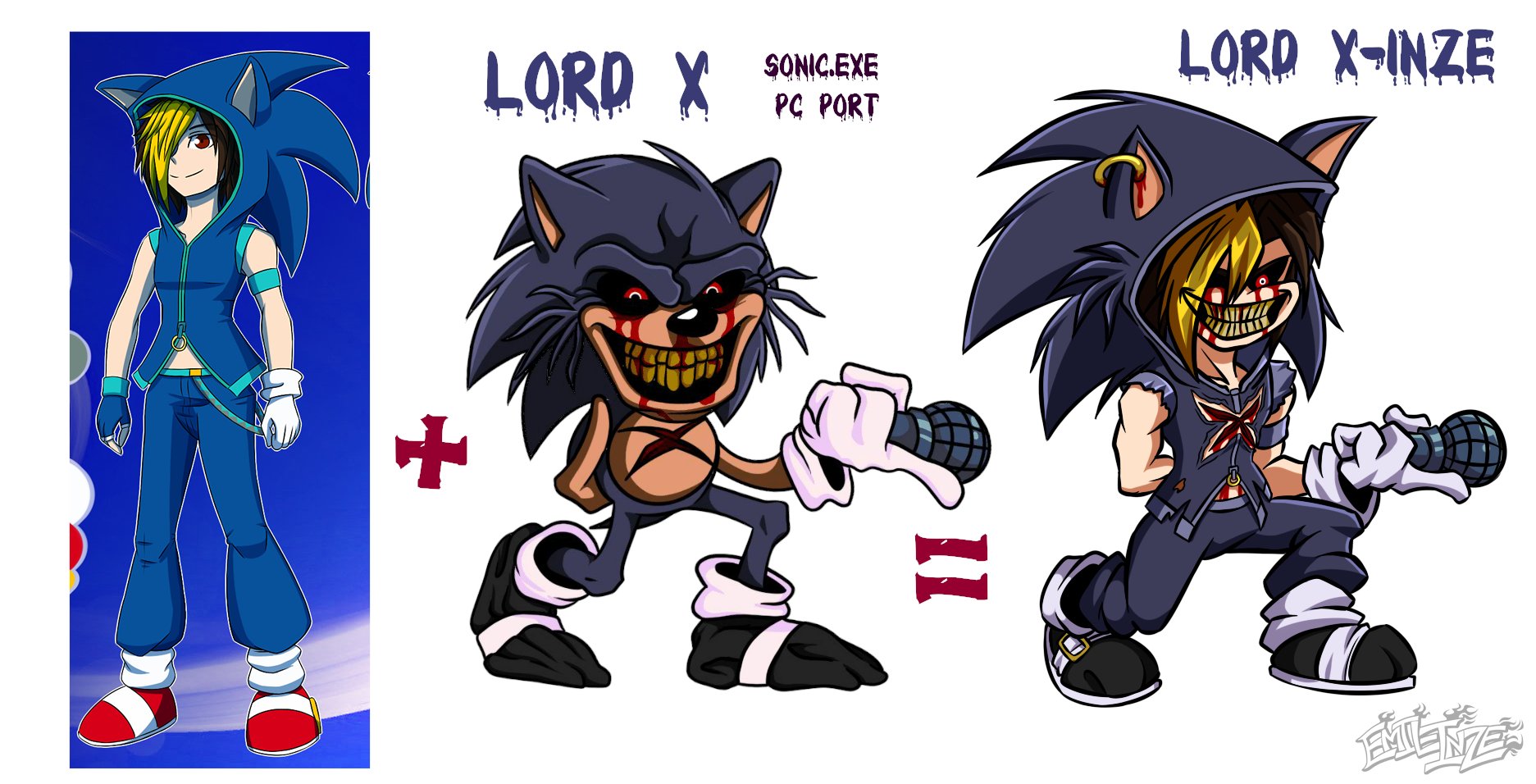 Emil-Inze on X: Emil's Sonic costume + Fleetway Sonic = Fleetway