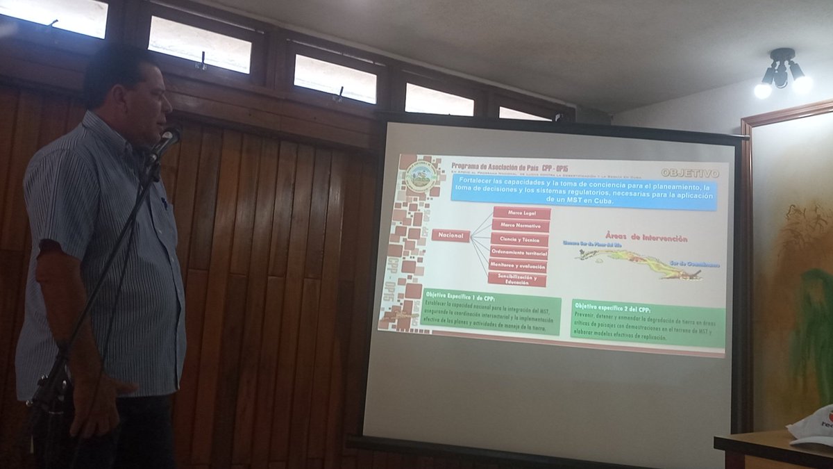 Citmagtm's tweet photo. Con la Conferencia #ManejoSostenibleDeTierras" por Dr.C. Teudy Linares Jiménez , Subdelegado de la #Agricultura.
#Poyecto #OP15 en la provincia. #DíaMundialDelMedioAmbiente #TareaVida #UnaSolaTierra #AgriculturaSostenible @AMA_CUBA @OGAmbienteCuba @MaritzaPtaAMA @cruz_dayamy https://t.co/d84nJlgjXz