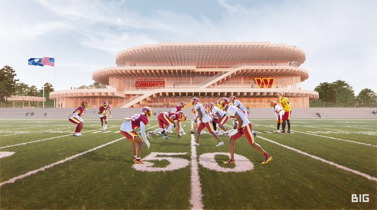 Saw the designs of our new Command Post - our new team headquarters complete with meeting spaces, practice fields and training facility. Looks amazing! Proud of what we are building.