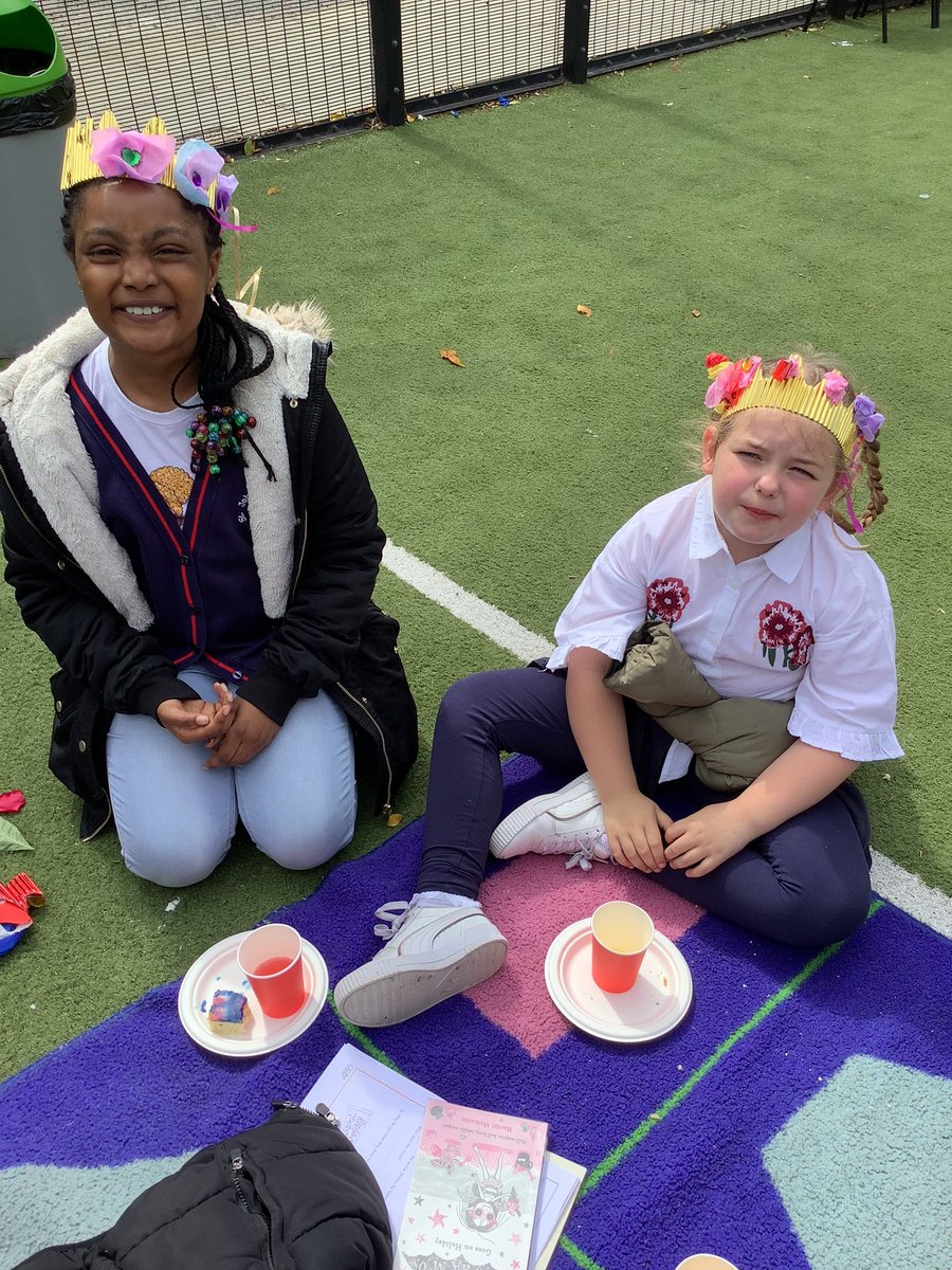 #Year3 having lots of fun at our Queen’s Tea Party. 🇬🇧